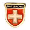 Pin CH Abzeichen mit "Switzerland", 13 mm
