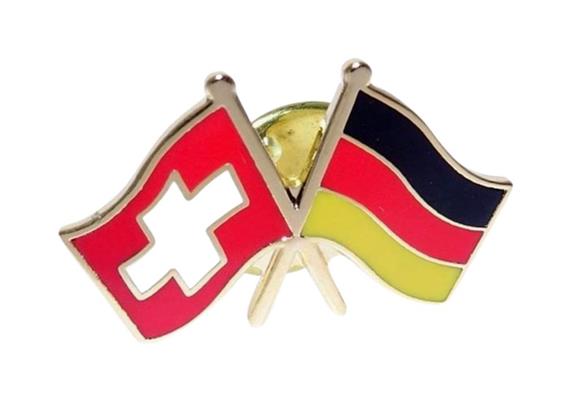 Pin CH mit Deutschland Hohe Qualität, Grösse 25 mm.