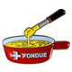 Pin Fondue mit Gabel, 30mm