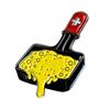 Pin Raclette mit Käse, 30mm