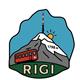 Pin Rigi mit Zug, 30mm