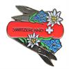 Pin Sackmesser mit Edelweiss - Switzerland, 35mm