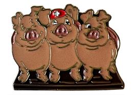 Pin Säulifreunde mit Schweizer Kreuz, 25mm