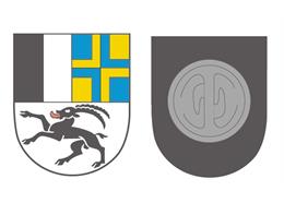 Pin Wappen Graubünden, 14x17mm, Hard enamel, Black Nickel