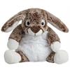 Plüsch Hase Marvin, sitzend, braun-weiss, 21 cm