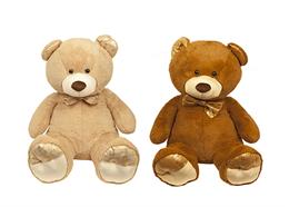 Plüschbär Gold, 107 cm, 2er Set, assortiert