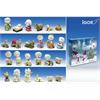 Poly-Adventkalender ''Igor'' Set/24 (Krippenfiguren) weiss-coloriert H5cm