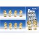 Poly-Engel "Igor/Olga" im Display sth. coloriert sort. H6.5/7cm