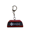 Porte-clés argent "Verbier" télécabine Omega-IV, métal