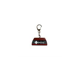 Porte-clés argent "Verbier" télécabine Omega-IV, métal