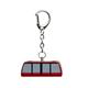 Porte-clés argent "Verbier" télécabine Omega-IV, métal