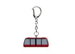 Porte-clés argent "Verbier" télécabine Omega-IV, métal