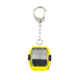 Porte-clés jaune "Davos" télécabine Omega-IV, métal