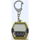 Porte-clés jaune "Laax" télécabine Omega-IV, métal