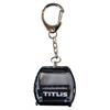 Porte-clés noir "Titlis" télécabine Omega-IV, métal