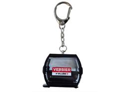Porte-clés noir"Verbier" télécabine Omega-IV, métal
