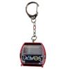 Porte-clés rouge"Davos" télécabine Omega-IV, métal