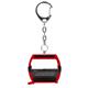 Porte-clés rouge "Lenzerheide" télécabine Omega-IV, métal