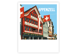 Postkarte Hauptgasse Appenzell