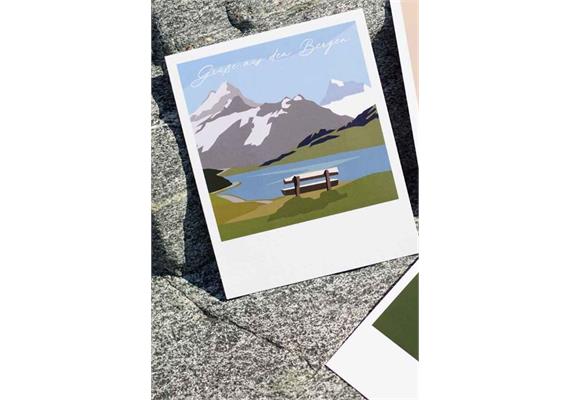 Postkarte Schwarznasenschaf - Switzerland