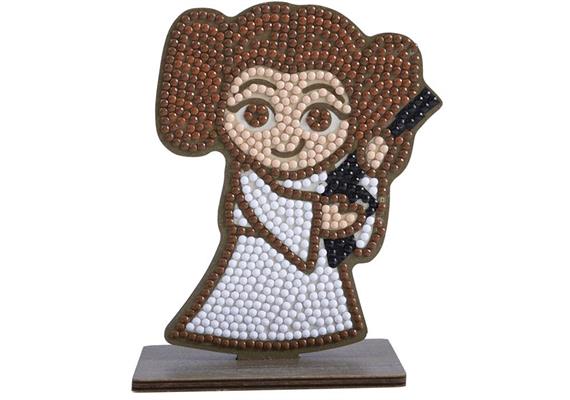 Princesse Leia, figurine d'art en cristal env. 11x8cm