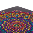 Purple Mandala, carte 18x18cm Crystal Art | Bild 3