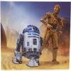 R2-D2 & C-3PO, carte 18x18cm Crystal Art