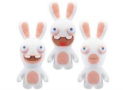 Rabbids Basic Plüschtier, 36cm, 3er Set, assortiert