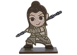 Rey, figurine d'art en cristal env. 11x8cm
