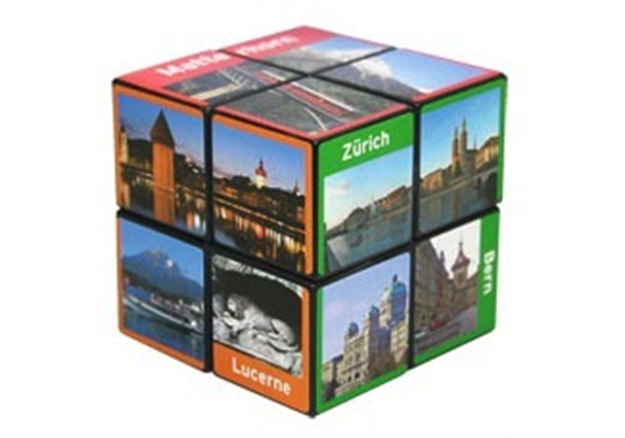 Rubiks Cube © Würfel 2x2, mit Schweizer Motiven, 5.7 cm
