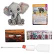 Safari Elefant, Crystal Art Buddy, ca. 11x8cm | Bild 3