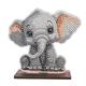 Safari Elefant, Crystal Art Buddy, ca. 11x8cm
