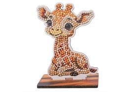 Safari Giraffe, Crystal Art Buddy, ca. 11x8cm