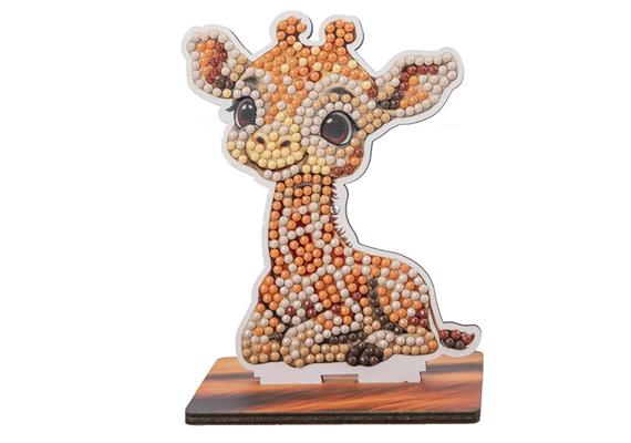 Safari Giraffe, Crystal Art Buddy, ca. 11x8cm