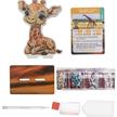 Safari Giraffe, Crystal Art Buddy, ca. 11x8cm | Bild 3