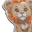 Safari Löwe, Crystal Art Buddy, ca. 11x8cm | Bild 2