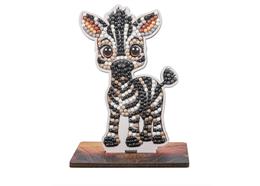 Safari Zebra, Crystal Art Buddy, ca. 11x8cm