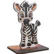 Safari Zebra, Crystal Art Buddy, ca. 11x8cm | Bild 2