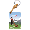 Schlüsselanhänger Alphornbläser - Grüezi Switzerland