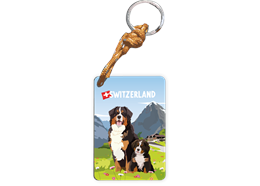 Schlüsselanhänger Berner Sennenhund - Switzerland