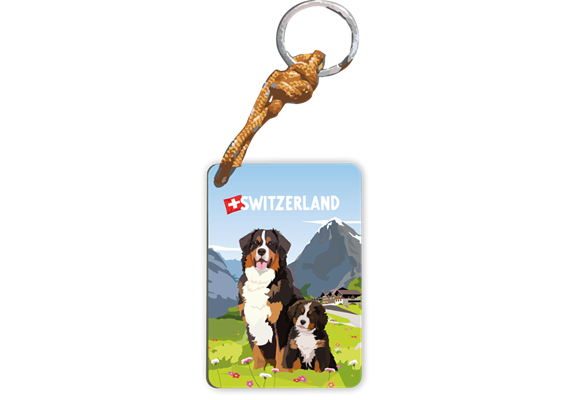 Schlüsselanhänger Berner Sennenhund - Switzerland