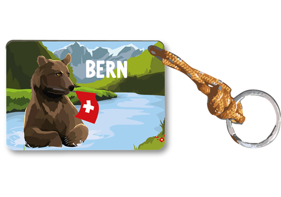 Schlüsselanhänger Braunbär Bern