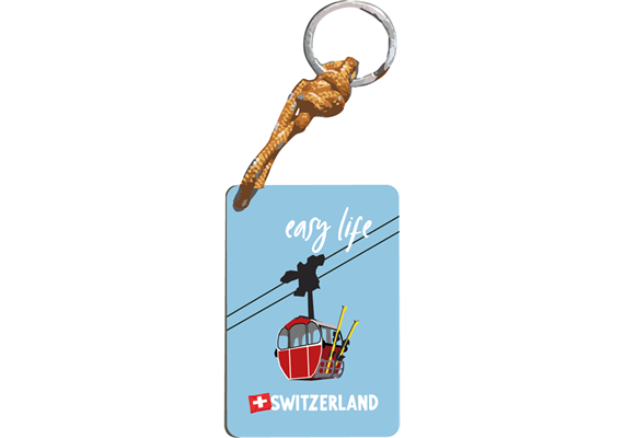 Schlüsselanhänger Easy Life - Switzerland