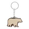 Schlüsselanhänger Holz Bär