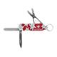 Schlüsselanhänger Messer rot Edelweiss