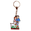 Schlüsselanhänger Rubber Heidi + Peter mit Geiss, 6 x 4.3 cm
