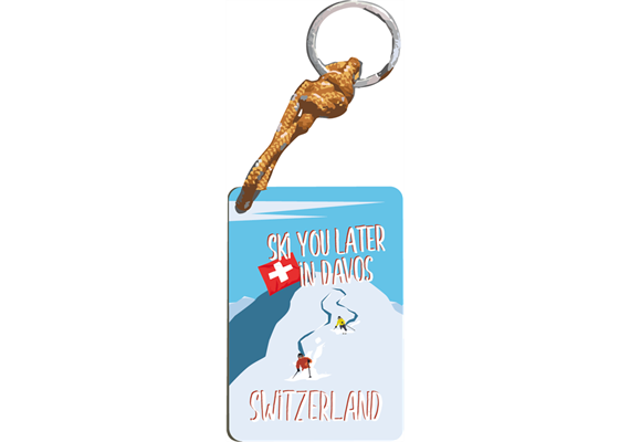 Schlüsselanhänger Ski you later - DAVOS