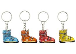 Schlüsselanhänger Skischuhe, 2x4cm, 4 assortiert