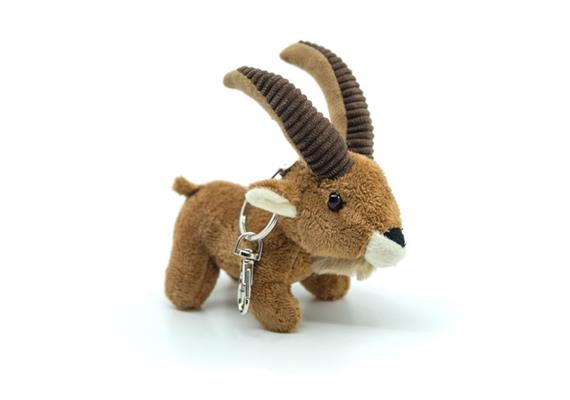 Schlüsselanhänger Steinbock Plüsch, 12 cm