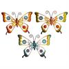 Schmetterling aus Metall, 15 cm, 3 assortiert